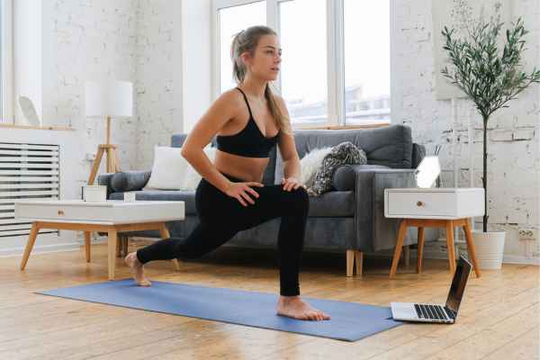 Woman exercising confidently after femiwand treatment Hampshire