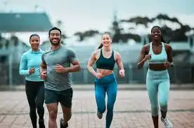 image of man and 3 women doing cardio exercise Hampshire to help tone and remove fat from the body.
